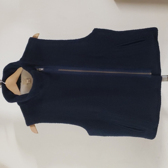 J.CREW Wool/Faux Fur Vest - Picture 2 of 9